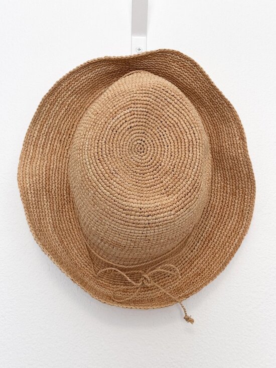 Muji Accessories - MUJI Raffia Foldable Sun Hat Size 55-57.5 cm